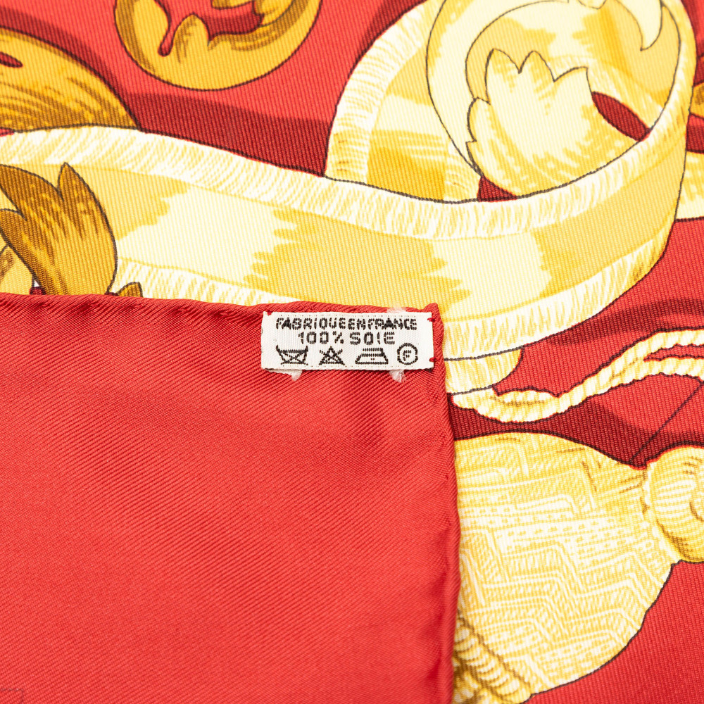 Pre-Loved Hermes Le Mors A La Conetable Silk Scarf 90 - Picture 3 of 8